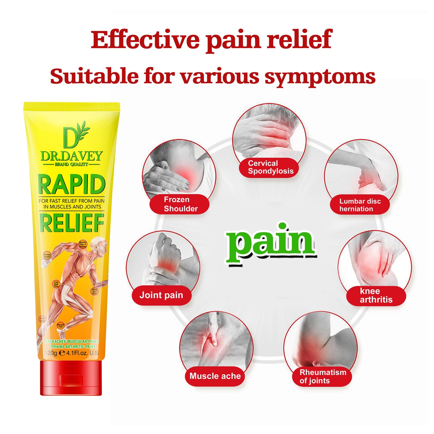 💪 CREME RAPID RELIEF – ALÍVIO RÁPIDO PARA DORES