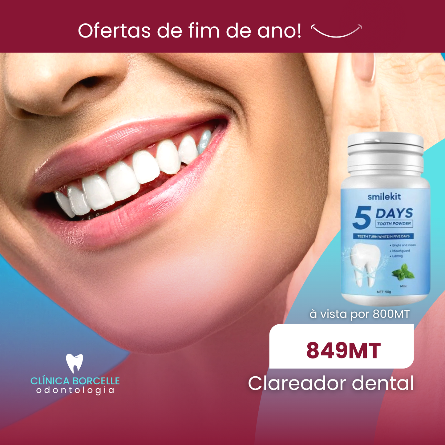 CLAREADOR DENTAL 5 DIAS